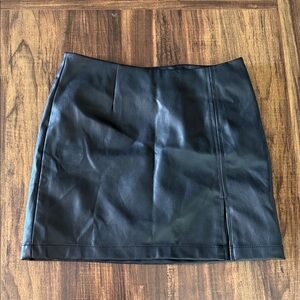 Juicy Couture Mini Leather Skirt